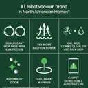 iRobot Roomba Plus 405 (G181) 2in1 Vacuum & Mop Robot with AutoWash Dock - Dual Spinning, Smart & Fast Mapping, Ideal for Pet Hair, Self-Empties 75 Days, Intense Suction, Pad Washing & Drying