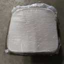 SINOSSO Thickened 2.5" Dining Chair Cushions, Soft Blended High Density Support Foam Kitchen Seat Cushions with Ties, U-Shaped Non-Slip Indoor Chair Pads, 16.5" x 16", 4 PCS, Light Brown