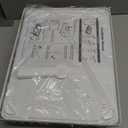 Dish Drying Rack, Dish Racks for Kitchen Counter, Detachable Dish Drainer with Drainboard, Utensil Holder, Cup Holder, Space Saving Kitchen Drying Rack for Small Home and Appartment, White (1 Tier-white)