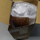 Bokon 12 Pcs Coconut Shell Bowls Polished Wooden Bowls Natural for Smoothie Acai Salad Vegan Gifts Kitchen Decor (Large)