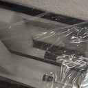 24" Extra Large Fully Enclosed Outdoor Light Fixture 3-Light, Black Outdoor Porch Lantern Wall Mounted, Waterproof Modern Outside Wall Sconce Coach Lamp for House, E12, 2 Packs (Black (No Sensor))