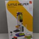 PUPU PIG Toddler Toys Cleaning Set, Kids Cleaning Toy Set, Pretend Play Home Cleaning Playset - Incl.Electric Toy Vacuum, Broom and Dustpan Set, Mop,Duster and More,Cleaning Tools Toys for Boys Girls