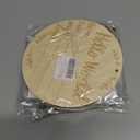 2 x Wooden Baby Announcement Sign, 5.9 Inch Hello World Newborn Birth Sign With Ink Pad Markers for Nursery Name, Birthday, Baby Showers, Photo Props