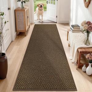 COSY HOMEER Hallway Runner Rug 2'7"x10' Brown