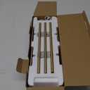 UME Pack of 3 Cordless Table Lamp, Battery Operated Lamp - Portable Waterproof Rechargeable Table Lamp w/ 3 Color Temps & Stepless Dimming for Dinner, Desk, Cafe, Outdoor (Brushed Gold)