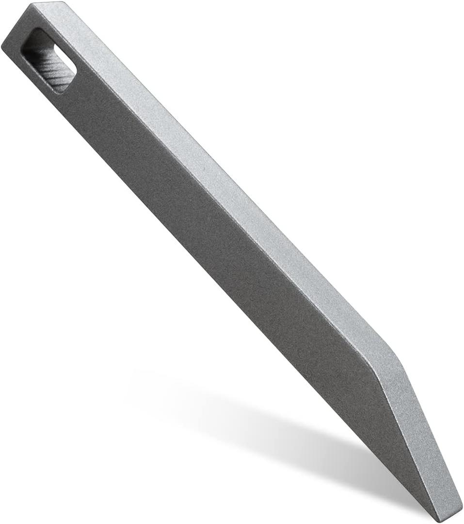 Snader Edc Pry Bar, Edc Keychain Tool, Small, Heavy Duty Stainless Steel Keychain Pocket Pry Bar for Everyday Carry and Outdoor Activities - Multitool Pry Bar for Keys and More