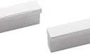 Streamline Collection Pull 3 Inch Center to Center Glossy Nickel Finish