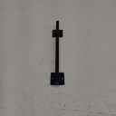 SMARTSTANDARD 12 Antique Rustic Handmade Barn Door Handle, Black Flush Square Base Handle Pull, for Gate, Garage, Sheds