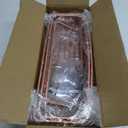 Shower Caddy Hanging Bathroom Organizer: Over Head Long Rack for Tall Showerhead - Extra Large Shelf for Big Shampoo Bottles with Soap Holder