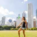 Kickit | The Original Birdie Soccer Trainer | Play Outdoors, Indoors or Backyard, Beach or Tailgate, All Ages Fun & Travel Friendly (Purple)