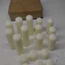 18 Pcs Ivory Pillar Candles Bulk Set2x3 2x6 2x8 Inch - 12 Each SizeHurricane CandlesDripless Unscented SmokelessGives You a Better Atmosphere When Organizing Wedding or Event Party.