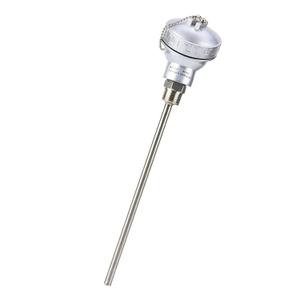 Temperature Sensor Head, PT100 Temperature Sensor Probe 1/2" NPT Thread Thermocouple Terminal Head (PT 200mm)