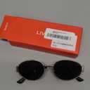 livho 2025 Trendy Oval Sunglasses - Stylish Polarized Shades for Everyday - Retro Metal Frames