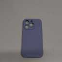 LOVE 3000 Designed for iPhone 14 Pro Case, Premium Silicone with [Soft Anti-Scratch Microfiber Lining] Shockproof Protective Phone Case for Men Women Girls 6.1", Lavender Grey