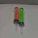 Sliner 36pcs Jumbo Jelly Syringes with Caps, 2oz Halloween Party Syringes for Jelly Tube, Reusable Plastic Tube for Kids Adult Pudding Summer Party Favors(Mixed Color)