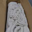 Y- STOP Hammock Chair Hanging Rope Swing, Max 500 Lbs, 2 Cushions Included, Large Macrame Hanging Chair with Pocket for Superior Comfort, with Hardware Kit (Beige)