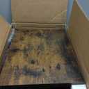 3-Tier Bookshelf, Ladder Shelf, Industrial Bookcase with Steel Frame, Metal Small Bookcase, stand up shelves for Living Room, Home Office, Kitchen, Bedroom, Industrial StyleRustic Brown & Black