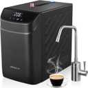 Instant Hot Water Dispenser 110V, Under-Sink Hot Water Boiler with Faucet, 3.4 Qt Stainless Steel Tank, Digital Temperature 113–208°F, Energy-Efficient Design, Quiet Operation & Child Safety Lock