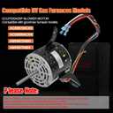 0131F00042SP Blower Motor, Blower Motor 0131f00042sp Replaces Goodman 0131F00042SP, 1/2HP 115V 1130RPM, Fit for Several Goodman Amana janitrol Units