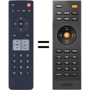VR3 Replacement Remote Control for Vizio TV, Compatible with VOJ320 VOJ320F VOJ320F1A VOJ320F1AC VOJ320M VOJ370 VOJ370F1A VOJ370F VOJ3201A VO37LFHDTV10A VO37L FHDTV20A
