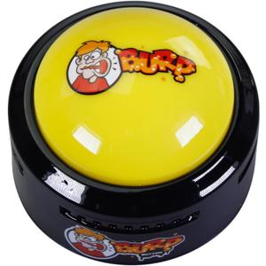 Talkie Toys Products Burp Button - 20 Funny Burp Sounds - Funny Talking Button for Burp Games, Burp Trivia, Burp Pranks - Great Gag Gift and Stocking Stuffer