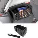 JeCar Aluminum Alloy Trunk Wheel Weel Molle Storage Organizer for 2007-2017Jeep Wrangler JK JKU (Driver Side)