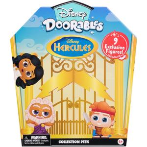 Disney Doorables Hercules Collector Pack, Collectible Blind Bag Figures, Officially Licensed Kids Toys for Ages 5 Up