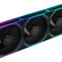 Thermalright TLM12QR X3 120mm Reverse Blade PC Case Fans, 1500RPM Airflow, ARGB DaisyChain, InfinityMirror Lighting, 3Pack (Black)