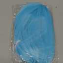 PLULON Light Blue Bob Wig with Heart Sunglasses and Hair Cap, Colorful Short Bob Wigs Synthetic Party Wigs Funny Cosplay Hairpieces for Women Men Daily Bachelorette Halloween Costume Party Decorations