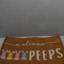 Ceenna Easter Welcome Doormat Outdoor Easter Bunny Coir Door Mat Rabbit Front Door Mat Non Slip Front Porch Rugs Indoor for Home Entrance Decoration Gifts, 16 x 24 Inch