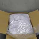 VEVOR 30 PCS White Folding Chair Covers - Ideal for Weddings, Parties, Dining, and Banquets - Universal, Washable Slipcovers for Folding Chairs - Elegant Event Dcor