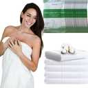 Disposable Bath Towels 55 in x 27.5 in - 20 Pack, Large Single-Use Towels for Travel, Gym, Camping - Soft, Quick Dry & Eco-Friendly