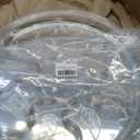 Idyllize 5 Pieces of 16 inch Clear Thick Plastic Heavy Duty Sturdy Plant Saucer Drip Trays for pots (16'')