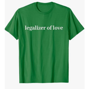 Legalizer of Love, Wedding Officiant T-Shirt, Green, L