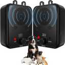 2 Pack Anti Barking Devices, Auto Barking Control Devices with 3 Modes, Rechargeable Ultrasonic Dog Bark Box Barking Deterrent Devices, Effective Stop Barking Dog Devices for Indoor & Outdoor Use