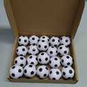 Hxezoc Mini Soccer Stress Balls 20 Packs Soccer Foam Sports Balls Small Squeeze Anxiety Bulk Toy Ball for Kids Soccer Birthday Party, School Carnival Party Supplies