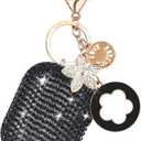 Bling Airpods iPods Pro 3 Case Cover 2025, VISOOM Rhinestone Airpods Pro 3 Cases Cute Glitter Jewelry Airpod iPod Pro3 Cases for Sparkly Apple AirPods iPods Pro 3rd Gen Case with Keychain for Women