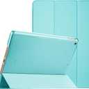 ProCase for iPad 9th/ 8th/ 7th Generation Case 10.2 Inch (2021/2020/2019 Release), 10.2 iPad Case 9th/ 8th/ 7th Gen Cover, Slim Smart Cover with Translucent Hard Shell Back -Aqua
