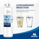 MARRIOTTO EDR1RXD1 Refrigerator Water Filter Compatible with Whirlpool W10295370A, WHR1RXD1, KAD1RXD1, Filter 1, W10295370, P4RFWB, P8RFWB2L, 46-9930, 46-9081 Refrigerator Water Filter, Pack of 1