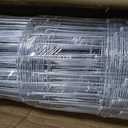 Cattle Fence 4Ft x 328, 13 Gauge Galvanized Wire Fencing, Hinge Knot Woven Wire Fence, Livestock Fencing for Cattle Goats Sheep Hog, Heavy Duty Durable Metal Field Fence for Pasture Yard Garden
