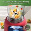 Professional Blender | 8-Cup Big Capacity | Powerful 25,000RPM Motor | Smoothies, Shakes, and Frozen Drinks Blender | BPA-Free & Dishwasher-Safe | Red