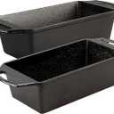 Lodge Cast Iron 2 Piece Loaf Pan Set
