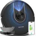 Bagotte Robot Vacuum and Mop Combo, 6000Pa Robotic Vacuums with Mapping, Automatic Self-Recharging, LiDAR Navigation, 2.4G WiFi/ App/ Alexa/ Remote Control for Pet Hair, Hard Floor, Carpet