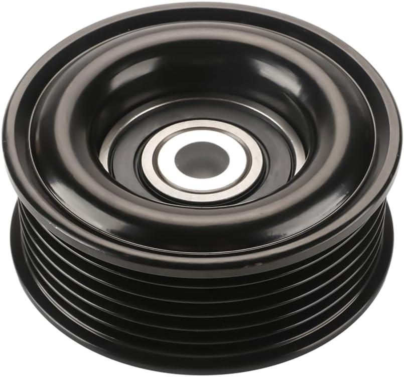 Drive Belt Idler Pulley Belt Tensioner Pulley Compatible for Toyota Land Cruiser 1998-2007 for Toyota 4Runner 2003-2009 for Toyota Sequoia Tundra 2001-2009 - Replace Part 16604-50030