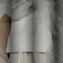 Gift Bags 8.25"x5.9 "x3.15" 100Pcs White Kraft Paper Bag with Handles for Small Business Christmas Bulk, Wedding, Party Favor, Shopping, Lunch, Halloween Trick-or-Treat Bags