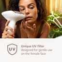 Philips Lumea 9000 Series IPL Hair Removal Device, Visible Permanent Laser Hair Reduction Done at Home, for Women & Men, SenseIQ Technology, 4 Attachments for Body, Face, Bikini & Underarms, BRI984/03