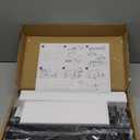 Universal Swivel TV Stand/Base Table Top TV Stand for 13 to 32 inch TVs with 100 Degree Swivel, 4 Level Height Adjustable, Heavy Duty Tempered Glass Base, Holds up to 77lbs, HT07B-001