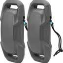 KEMIMOTO Boat Fenders Boat Bumpers for Docking Upgraded Boat Fenders Bumpers, Fit for Bass Boat Jon Boat and Pontoon Boat (Classic, Gray, 2 PCS)