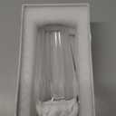 Crystal Flower Bud Vase Decorative Vase for Home or Dinner Table Outline Dimensions W3.1 x H7.1 with Gift Box