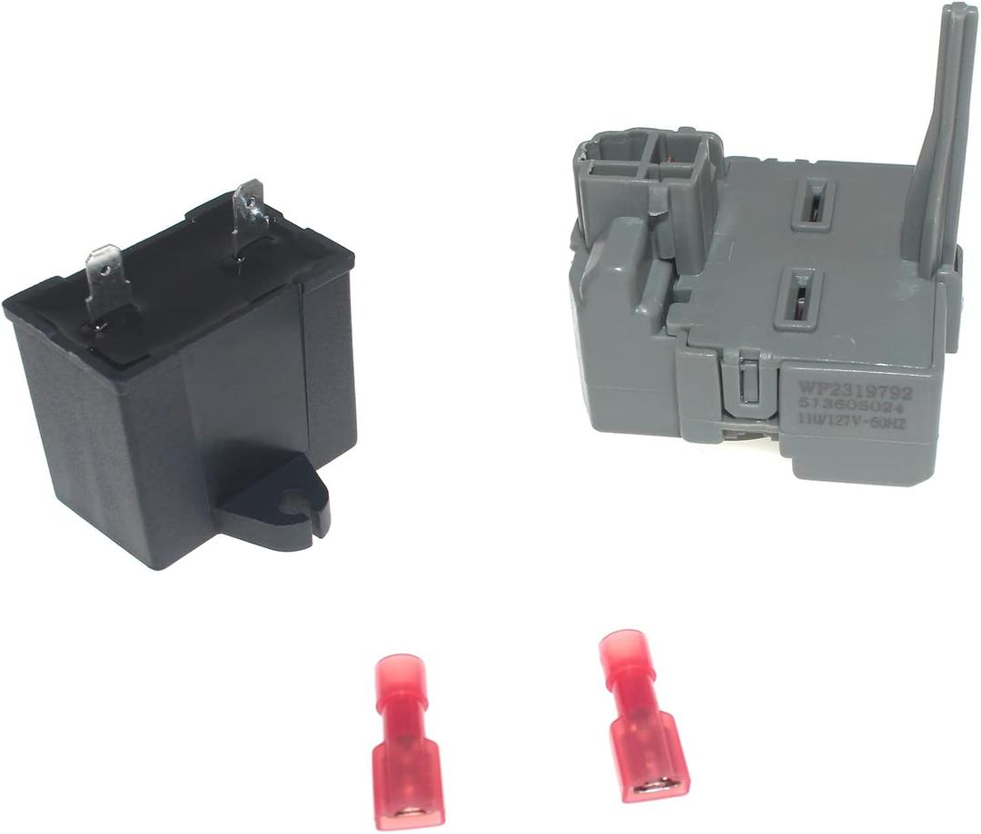 W10197428 W10662129 W10189190 Refrigerator Start Relay Device Compatible With Whirlpool W10197428 W10128795 W10197427 W10128791 WP2319792